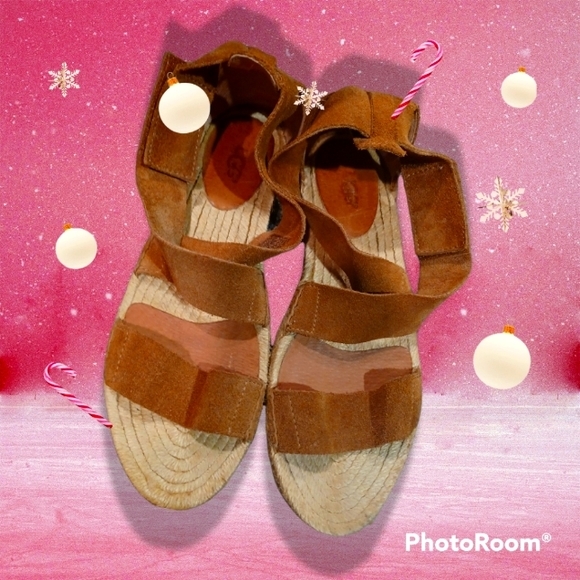 Ugg Mila Seude Strappy Flat Espadrille - Picture 9 of 9